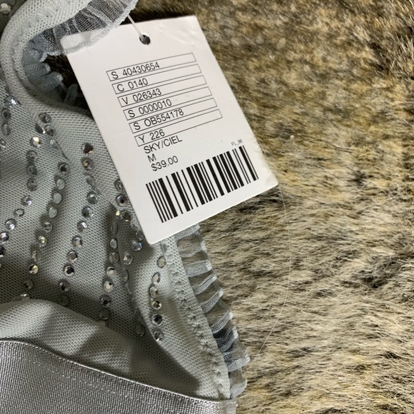 NWT Urban Outfitters Rhinestone Strappy Bra M - Picture 3 of 7